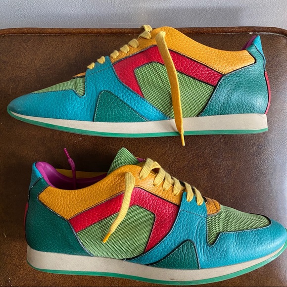 Burberry Prorsum The Field Color Block Sneakers - Picture 3 of 12